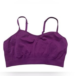 Athleta Women's Renew Sports Bra Wire Free Size Medium Purple